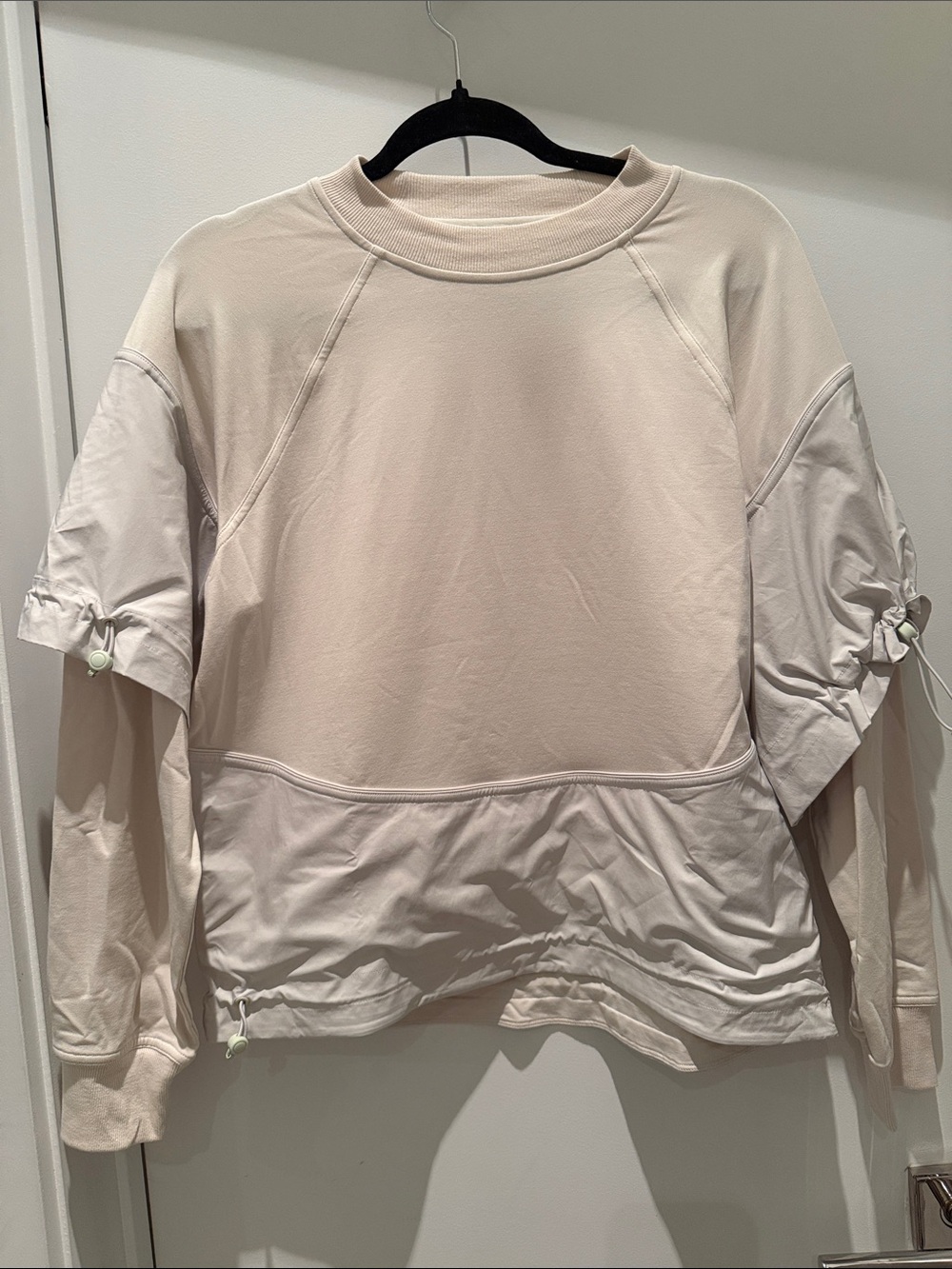 lululemon athletica Light Beige Pullover Sweatshirt